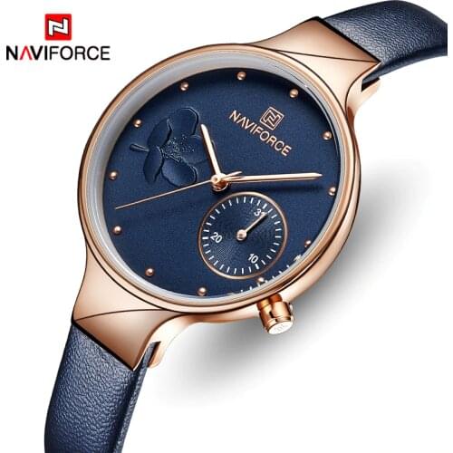 NAVIFORCE Women Watches Top Luxury Brand Ladies Fashion Simple Quartz Female Waterproof Watch Lady Casual Clock Relogio Feminino