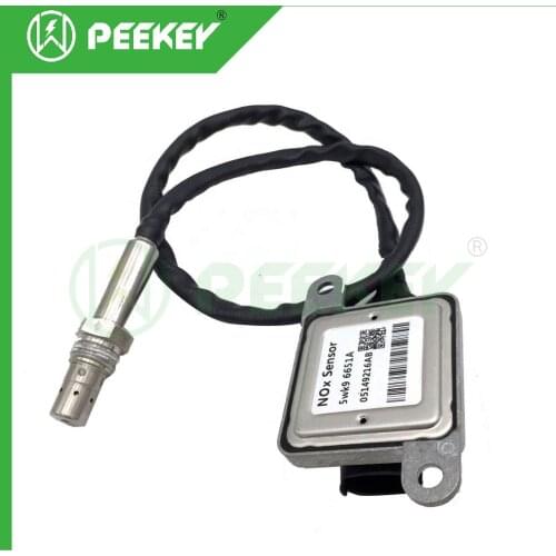 5WK96651A 12V Nitrogen Oxide Sensor Nox Sensor for 2011-2012 Dodge Ram 3500 4500 5500 6.7L Cummins 05149216AB 5WK9 6651A