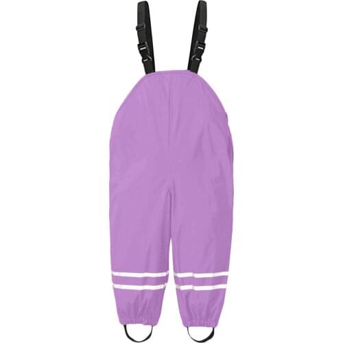 Toddler Kids Rain Pants Boys Girls Overalls Summer Rain Dungarees Windproof Waterproof Mud Jumpsuit Girl Clothes Outdoor Pants