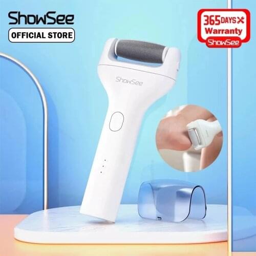 XIAOMI Showsee Electric Foot File Vacuum Callus Remover Dry Professional Pedicure Tools Electric Foot Grinder Foot Skin Care