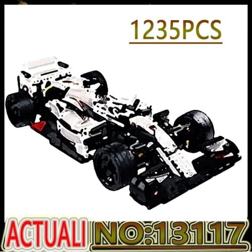 Hot MK13117 MOC Style Formula One Racing 911RSR Model 1:10 Figures Building Block Brick Toys Christmas For Boys Birthday Gifts