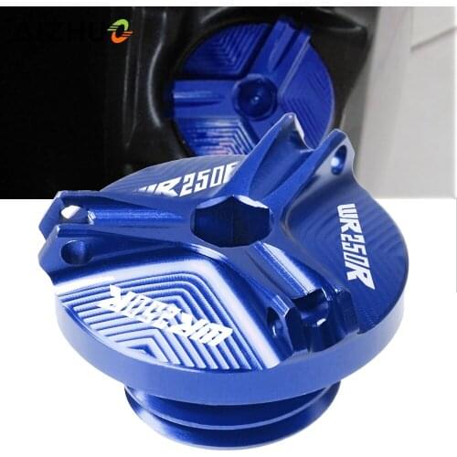 Motorcycle Engine Oil Filler Cup Cap Oil Filler Cap Plug Cover For Yamaha WR250R/X WR250X WR 250 R X 2007-2017 2016 2015 2014 13