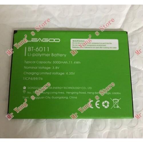 Original Leagoo phone battery for BT-1801 BT-5011 BT-6011 phone battery