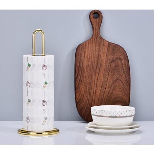 Durable Stainless Steel Vertical Stand Paper Towels Holder Paper Dispenser