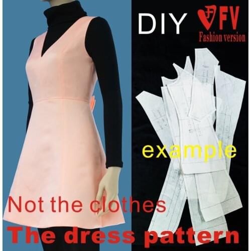 Dresses Sewing Pattern Template Cutting drawing Clothing DIY ((Not selling clothes)) BLQ- 231