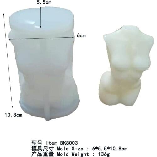 BK8003 Human behavior art silicone mold woman