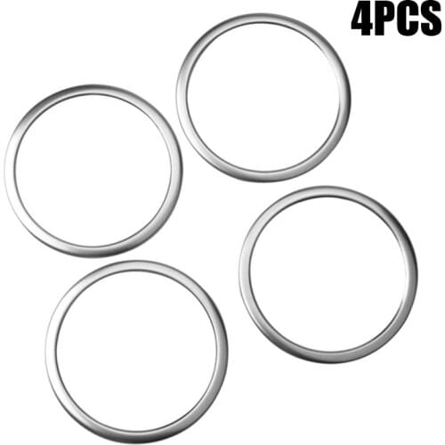 Interior Frame Speaker Box Stainless Ring For BMW X1 F48 16-18 Speaker Decoration Trim Accessories