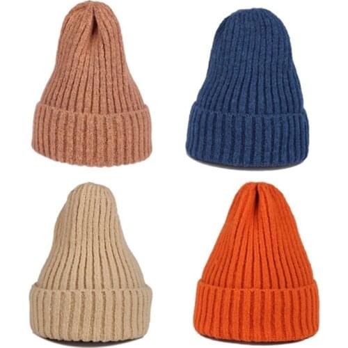 Knitted Kids Beanie Cap Infant Newborn Baby Boy Girl Hat Warm Children Baby Autumn Winter Girls Hat For Kids Toddler Bonnet Cap