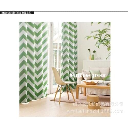 The New Nordic Mediterranean Contemporary and Contracted Stripe Geometry Bump Color Shading Curtains The Bedroom Customized