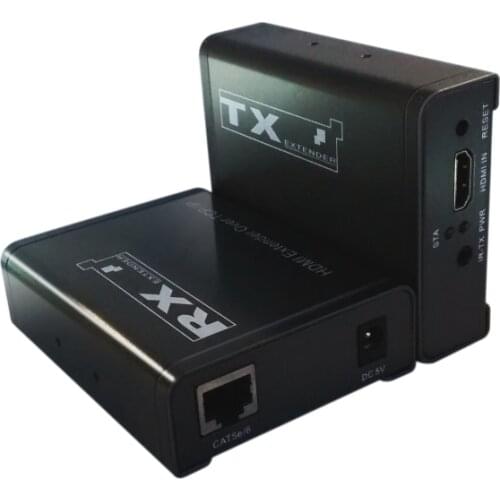 100m HD 1080P IR HDMI-compatible Extender 1x1 Splitter with Cat6 RJ45 ethernet cable support monitor HDTV