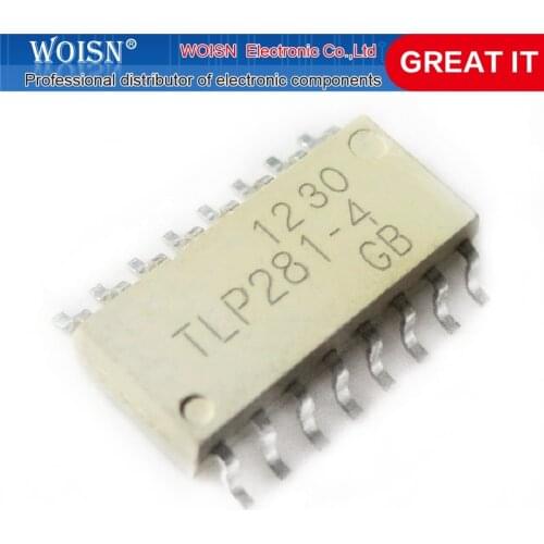 2pcs/lot TLP281-4GB TLP281-4 TLP281 TLP280-4GB TLP280-4 TLP280 SOP-16 In Stock