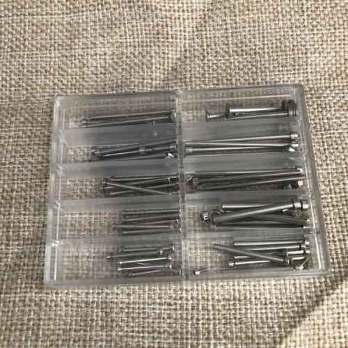 Watch accessories All steel wristwatch strap screw with two ends screw spare parts screw rod connection rod box