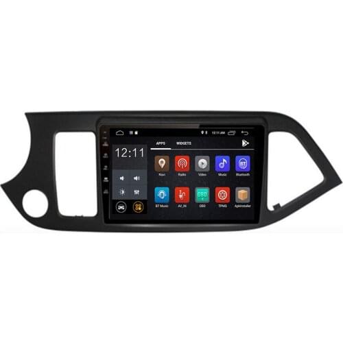 Android 10 9" 2Din Car Radio For 2011 2012 2013 2014 KIA PICANTO Morning GPS Navigation Head Unit AUX Wifi 8-Core 1080P