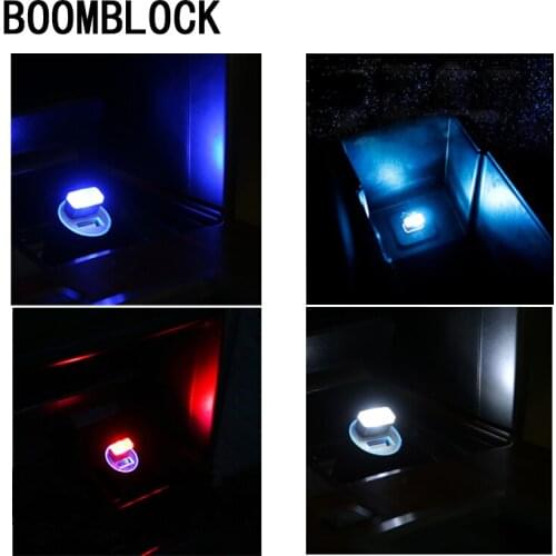 Auto Car USB Atmosphere LED Lamp For Renault Megane 2 Captur VW Golf 5 7 6 MK4 Honda Civic Accord cigarette lighter Accessories