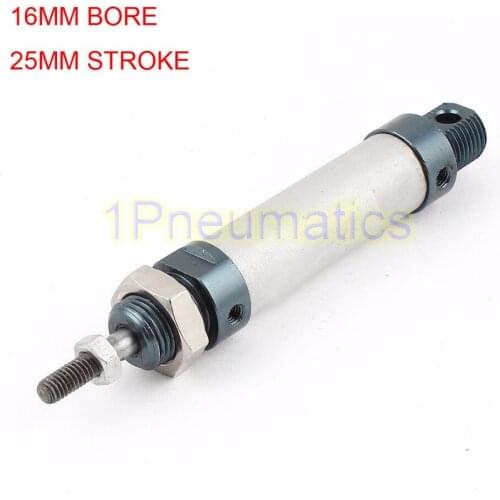 Free Shipping MAL16x25 16mm Bore 25mm Stroke Dual Action Single Rod Pneumatic Air Cylinder