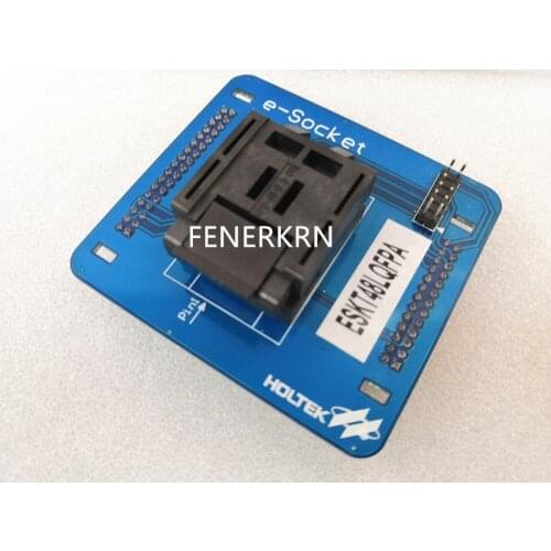 Clamshell ESKT48LQFPA QFP48 IC Burning Adapter testing seat Test Socket bench in stock free shipping