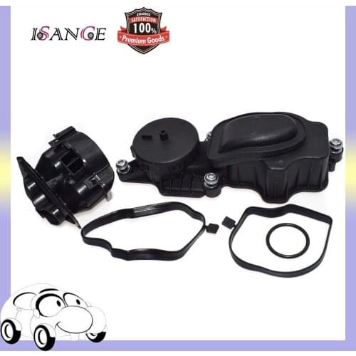 ISANCE Breather Crankcase Ventilation Oil Filter Valve 11127799225 For BMW E46 E83 E53 X5 X3 E60 E61 2003 2004 2005 2006-2010