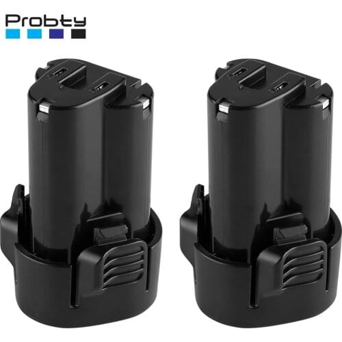 2pcs 3000mAh 10.8V Li-ion Battery For Makita BL1013 BL1014 BL 1013 BL 1014 LCT203W 194550-6 194551-4 195332-9 DF030D