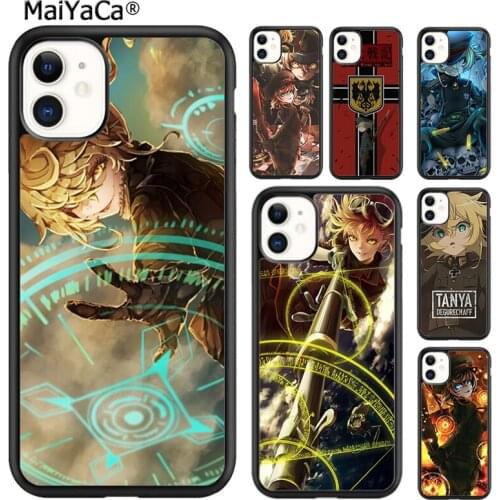 MaiYaCa Saga of Tanya the Evil Phone Case Cover For iPhone SE 6 6s 7 8 plus X XR XS 11 12 pro max Samsung Galaxy S8 S9 S10 shell