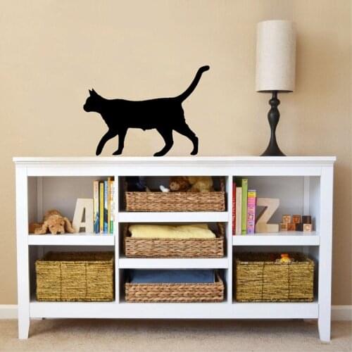 Cartoon Animal Style Cute Cat Vinyl Wall Sticker Lovely Wall Decals For Kids Room/Living Room/Bedroom Decoration