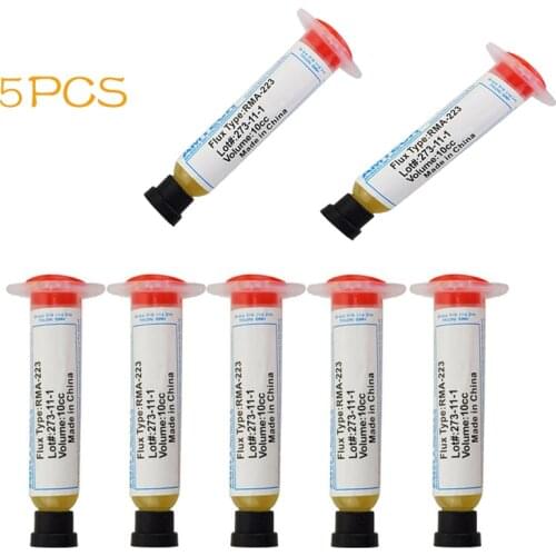 No-Clean 10cc Solder Soldering Paste Flux RMA-223 Welding Flux For Mobile Phone Soldering BGA SMD PGA PCB DIY Repair Tools