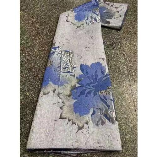 Newest Brocade Lace Fabrics Luxury African Jacquard Lace Fabric Nigeria Lace for Sewing Nigeria Lace Materials