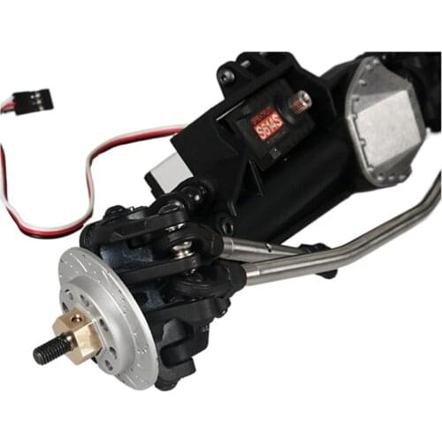 4PCS Brand New Copper Hexagon Wheel Hex for Axial 1/10 RBX10 Ryft Off-road RC Car Frame Axle Accessories