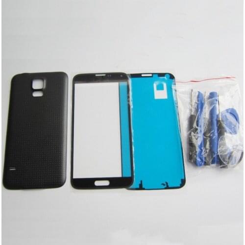 Original Housing Battery Back Cover for Samsung Galaxy S5 i9600 Replacement Door Case Ultra thin with silicone layer