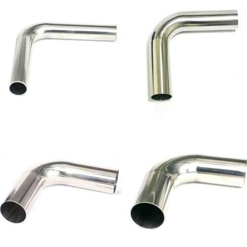 Tube O/D 19/25/32/38/51mm Thickness 1.2mm 304 Stainless Steel Lengthen Elbow Welding Pipe Adapter Connector