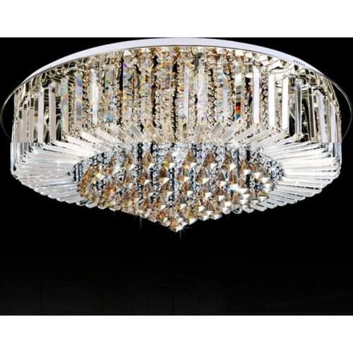 Modern crystal lamps living room fixture bedroom ceiling lighting manufacturers simple high end LED color lighting fixture led