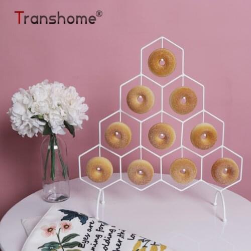 Transhome Dessert Display Stand Cake/Donut Stand Wedding Birthday Party decoration Donuts Decoration Racks Doughnuts Stands 2019