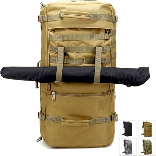 Tactical Multi-purpose Unisex Backpack Large Capacity Luggage Outdoor Travel Backpack Mens Messenger Bag