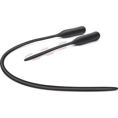 Urethral Vibrator Rechargeable Penis Plug 10 Frequency Powerful Vibrating Urethra Masturbation SM Products Urethral Sounding Rod