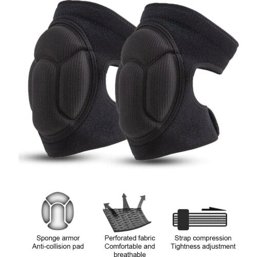 1 Pair EVA Knee Pads For Sports Foam Cushion Non-Slip Knee Pad Protective Gear For Gardening House Cleaning Construction Work