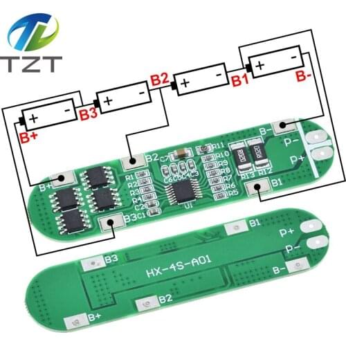 1pcs 4S 14.8V 12A Li-ion Lithium Battery 18650 Charger Protection Board 16.8V