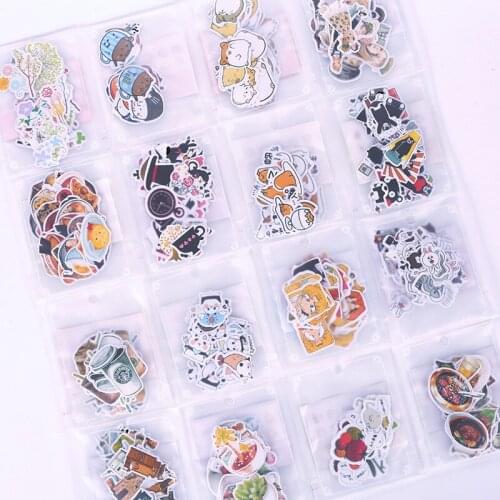 13 models Kawaii Cartoon Stickers package INS Cute style aesthetic Stickers for notebooks Scrapbooking stationery Decor Diary