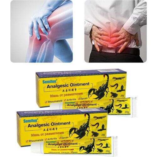 2 Pieces Pain Relief Ointment Rheumatoid Arthritis Treatment Joint Back Pain Relief Effective Analgesic Cream
