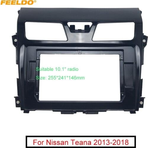FEELDO Car Audio Radio 2DIN Fascia Frame Adapter For Nissan Teana 10.1" Big Screen DVD Player Dash Fitting Panel Frame Kit