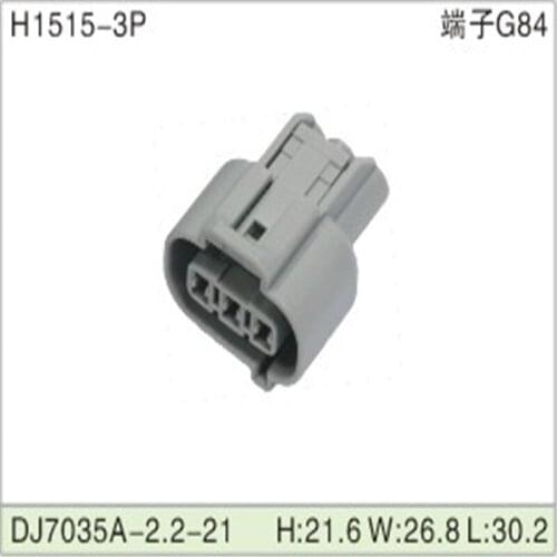 Free shipping 500pcs DJ7035A-2.2-21 3Pin 2.2mm AMP Car Electrical Wire Connectors for VW,BMW,Audi,Toyota,NISSAN AND other