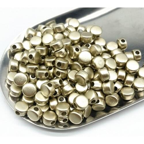 50pcs 8x5mm AB Colour Round Flat Charms Acrylic Beads Loose Spacer Beads for Jewelry Makeing DIY Handmade Bracelet Accessories A