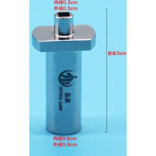 Stainless Steel Injection Suction Handle Wrench Titanium Alloy Ultra Emulsion Wrench Straight 45 Degree