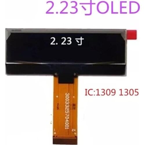 2.23 inch OLED screen LCD display module white color SSD1309/1305 support 8bit parallel port 4-wire SPI