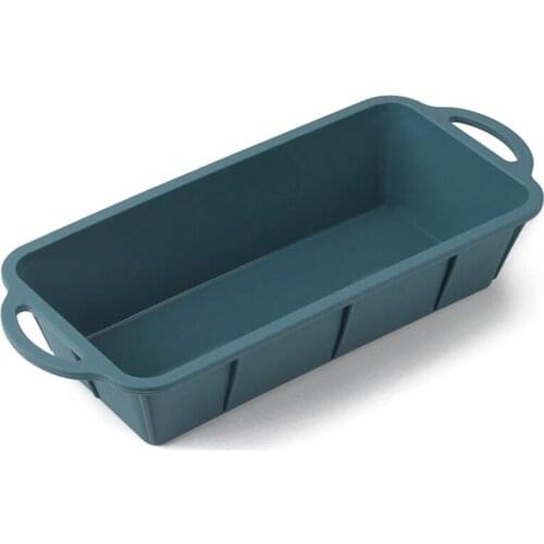 New Silicone Rectangle Non Stick Bread Loaf Cake Mold Bakeware Baking Pan Oven Mould