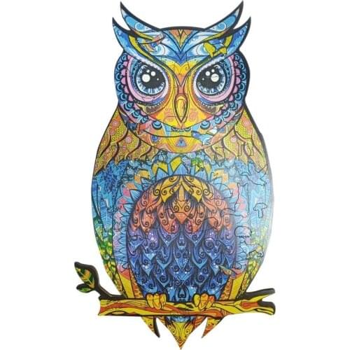 2020 New Hot High Difficult Wooden IQ Jigsaw Puzzle Brain Teaser Puzzles Toys for Adults A4 Size