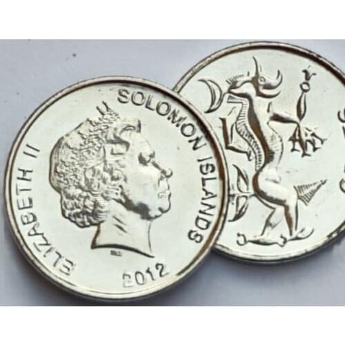 17mm British Solomon Islands ,100% Real Genuine Comemorative Coin,Original Collection