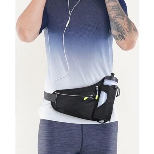 Women Men Running Waist Bags Jogging Cycling Sports Runner Belt Bag Water Bottle Holder Unisex Waist Pack 6 Colors