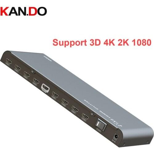 3D 4K hdmi devider 2K power splitter 1080P HDMI video audio Splitter 8ch HDMI divider HDMI power splitter 3D video converter