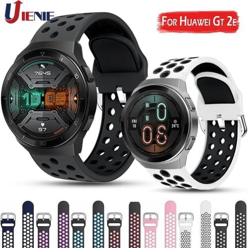 Silicone Watchband Strap for huawei watch GT 2e /gt gt2 46mm Band Bracelet Wristband Sport Replacement Correa for Honor Magic