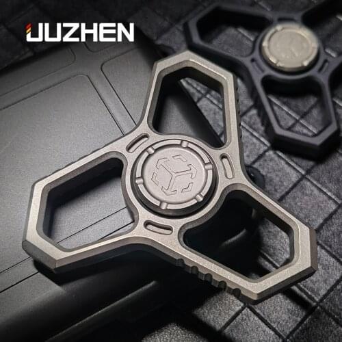 Fidget Spinner Titanium Multifunctional Edc Knuckles Adult Anti Stress High-speed Spinning Metal Toy That You Carry With You