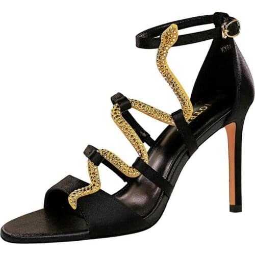 Pumps Women Shoes Crystal Sandals Women Summer 2021 Ladies Shoes and Sandals Mary Jane Shoes High Heels Sandals Women Chaussures